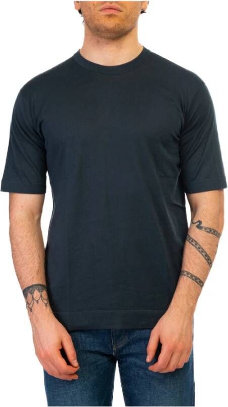John Smedley T-Shirts Zwart Heren