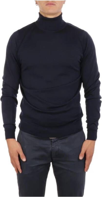 John Smedley Turtlenecks Blauw Heren