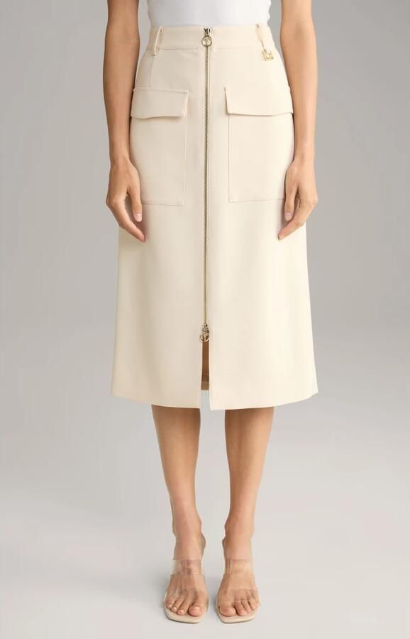 Joop! Beige Rok met Ritssluiting Beige Dames - Foto 4