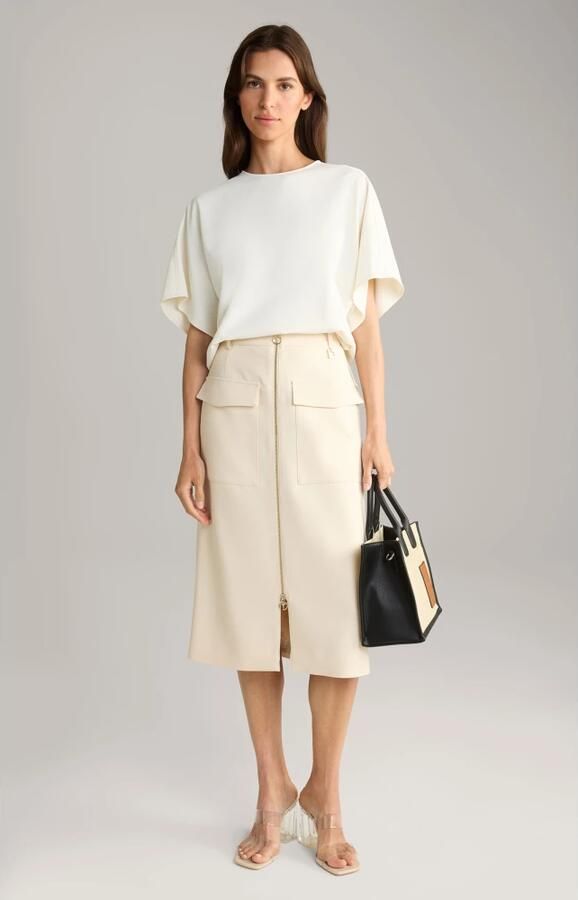 Joop! Beige Rok met Ritssluiting Beige Dames - Foto 6