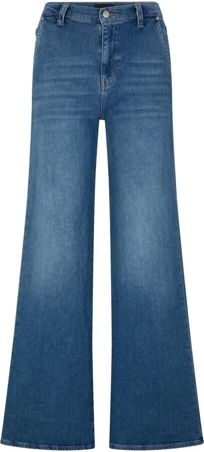 Joop! Wide leg jeans met steekzakken model 'Evi' - Foto 6