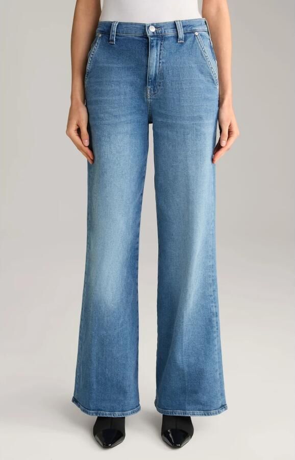Joop! Wide leg jeans met steekzakken model 'Evi' - Foto 3