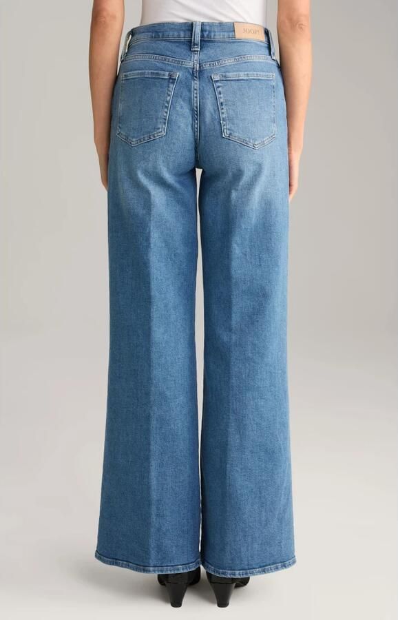 Joop! Wide leg jeans met steekzakken model 'Evi' - Foto 4