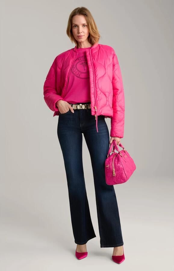 Joop! Dames Flared Jeans Donkerblauw Blue Dames - Foto 6