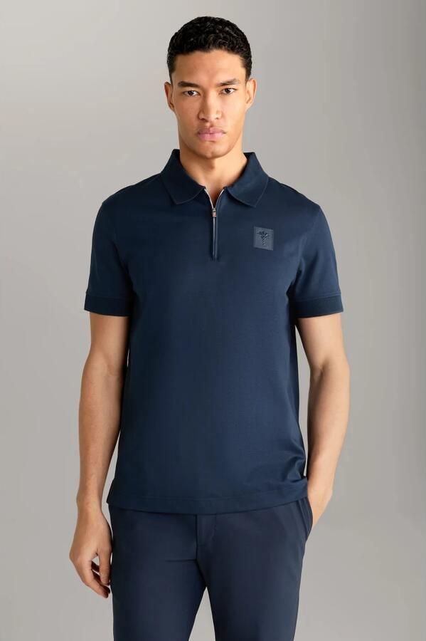 JOOP! Collection Poloshirt met korte ritssluiting model 'Brizio' - Foto 3