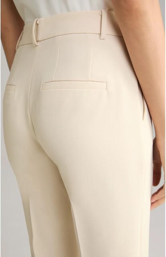 Joop! Elastische damesbroek met uitlopende zoom Beige Dames