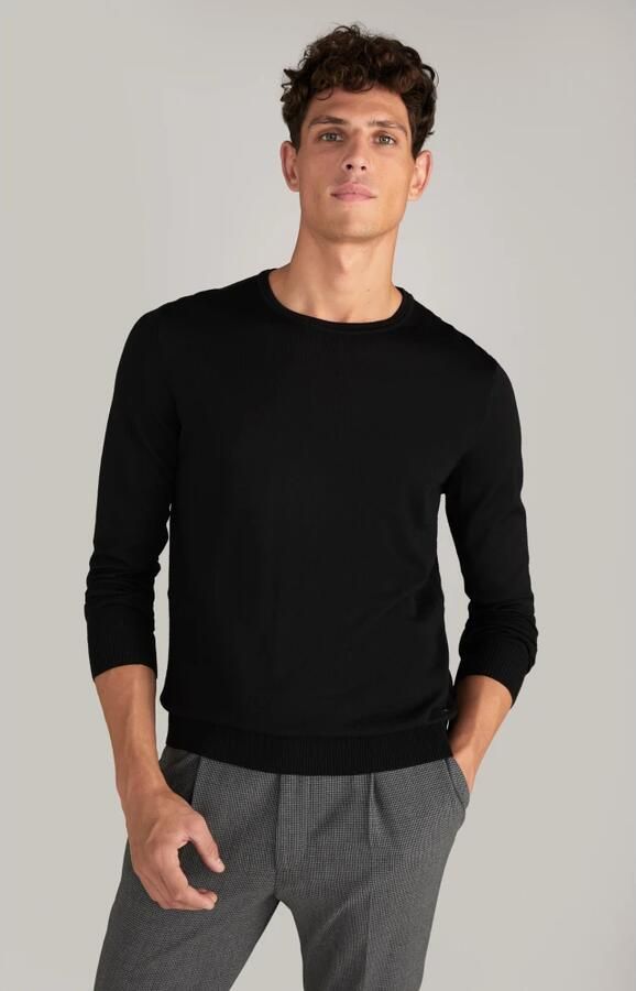 JOOP! Collection Gebreide pullover met ribboorden model 'Denny' - Foto 2