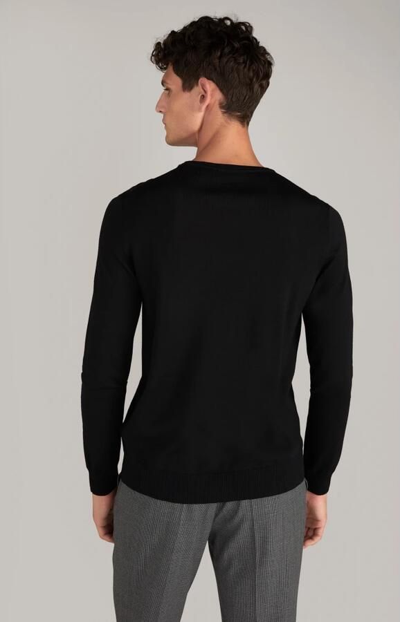 JOOP! Collection Gebreide pullover met ribboorden model 'Denny' - Foto 3