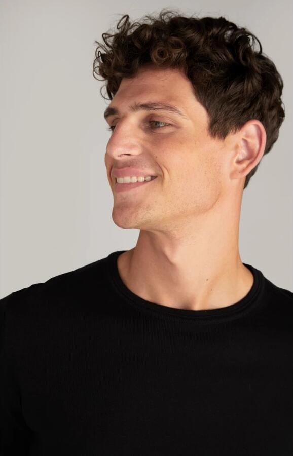 JOOP! Collection Gebreide pullover met ribboorden model 'Denny' - Foto 4