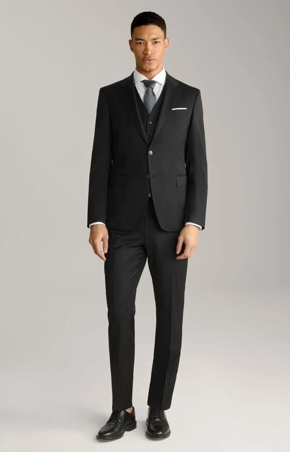 JOOP! Collection Slim fit pantalon met persplooien model 'Blayr' - Foto 4