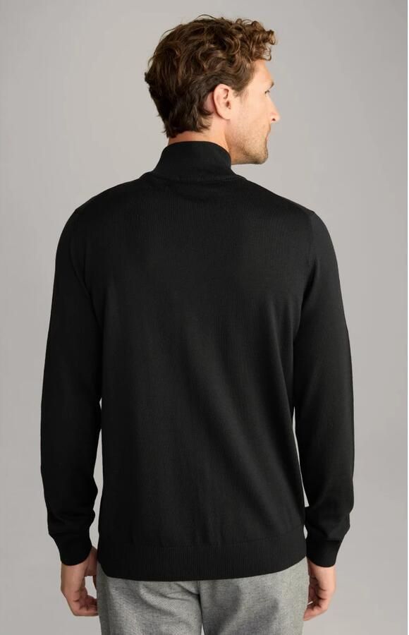 JOOP! Collection Gebreid jack van scheerwol met opstaande kraag model 'Davis' - Foto 2