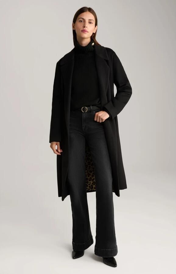 Joop! Stijlvolle dames trui met afneembare kraag Black Dames - Foto 6