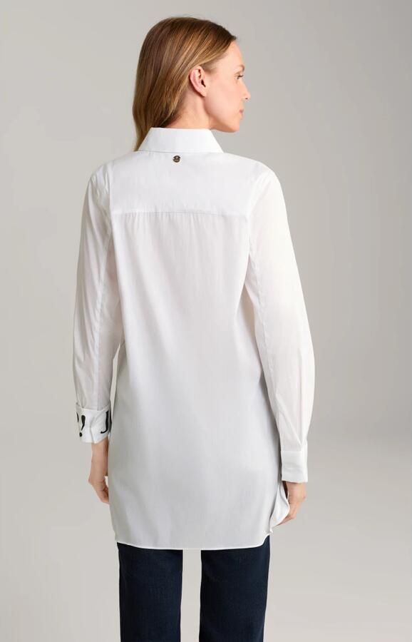 Joop! Witte blouse met zijsplitten White Dames - Foto 5