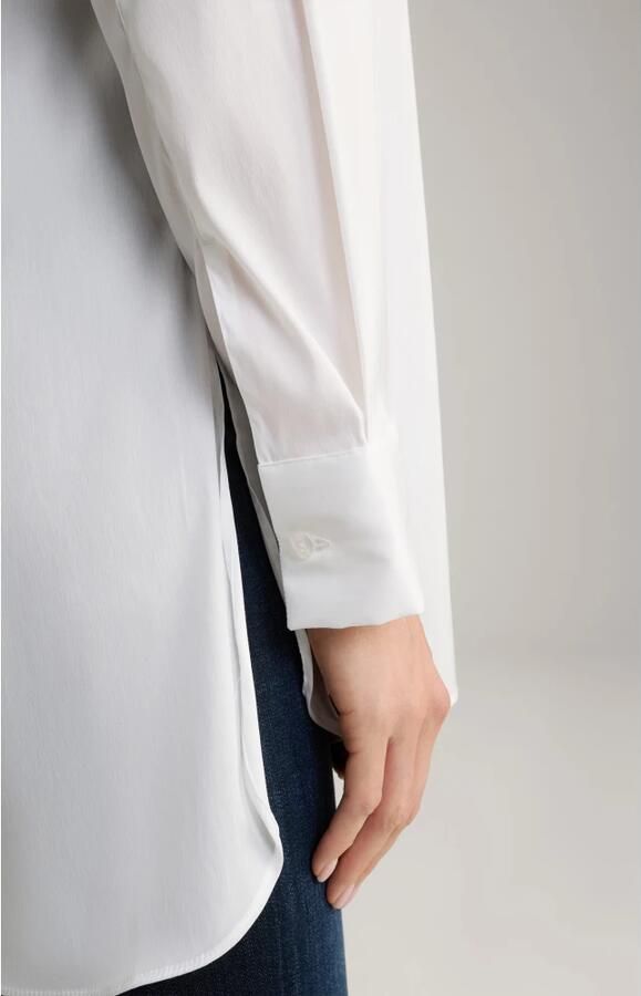 Joop! Witte blouse met zijsplitten White Dames - Foto 3