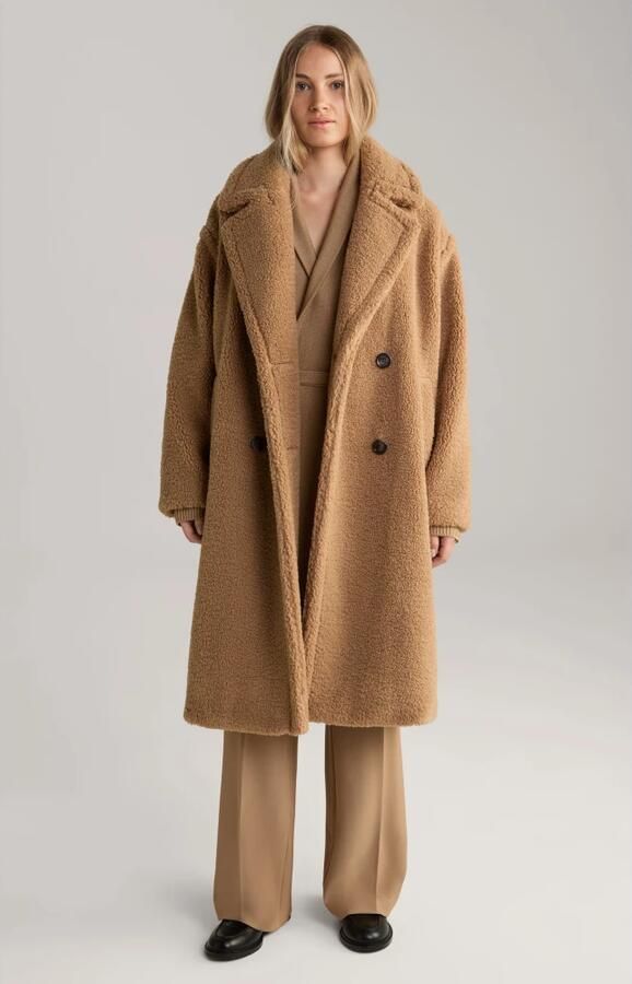 Joop! Zandbruine Teddy Bontjas Beige Dames - Foto 2