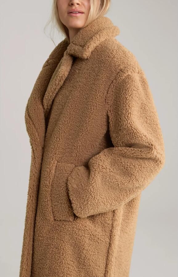 Joop! Zandbruine Teddy Bontjas Beige Dames - Foto 4