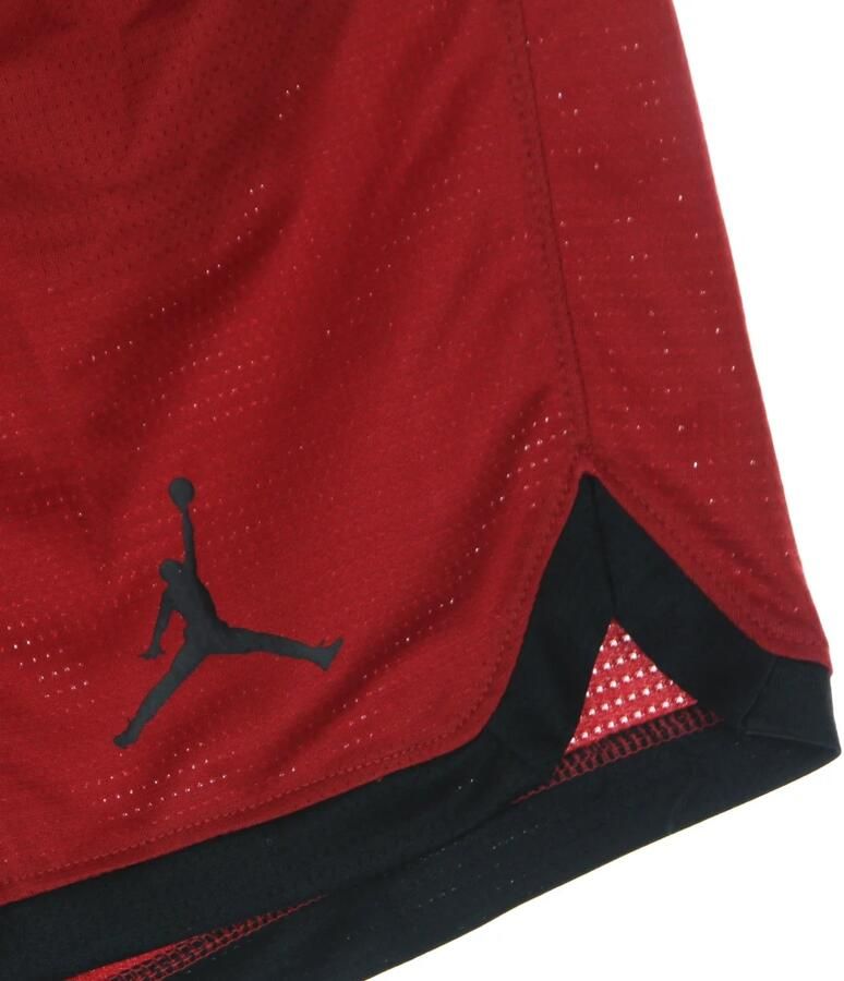 Jordan Air Knit Basketbalshorts Rood Zwart Red Heren