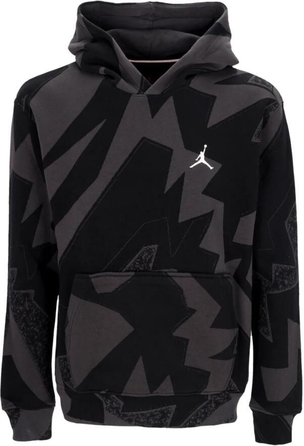 Jordan All Over Print Fleece Hoodie Black Heren