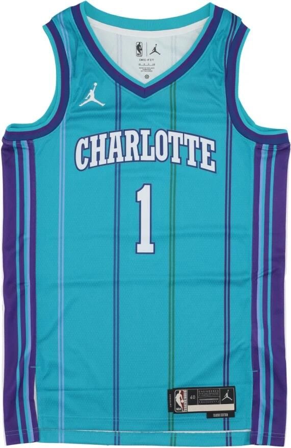 Nike LaMelo Ball Charlotte Hornets 2023 24 Dri-FIT Swingman NBA-jersey voor heren Blauw