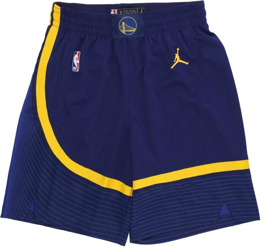 Jordan Golden State Warriors Statement Edition Swingman Dri-FIT NBA-basketbalshorts voor heren Blauw
