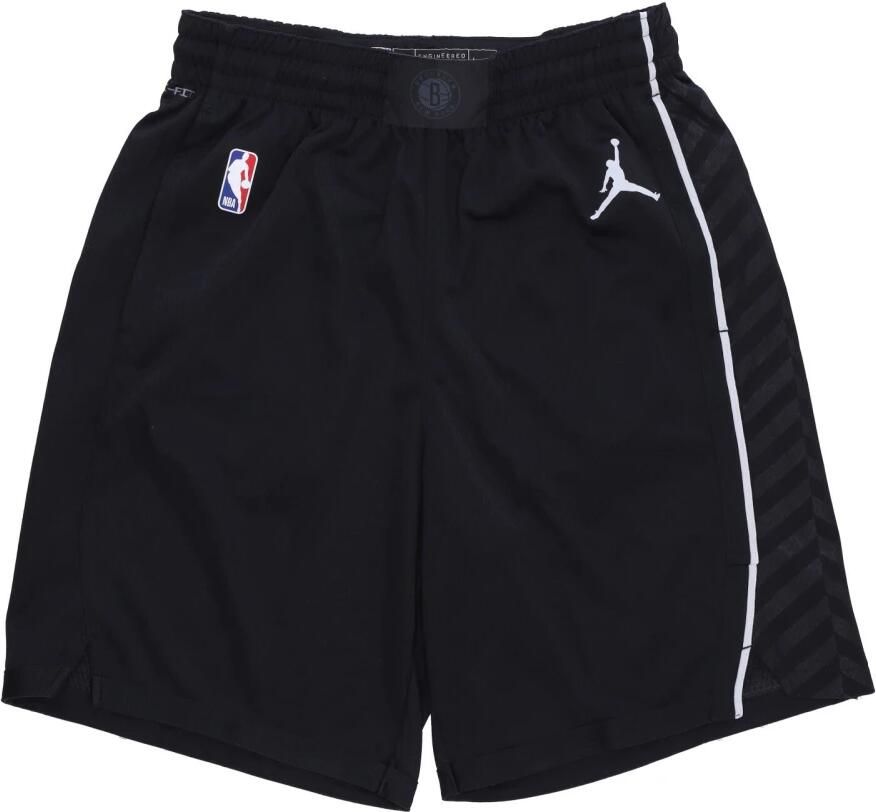 Jordan Brooklyn Nets Statement Edition Swingman Dri-FIT NBA-basketbalshorts voor heren Zwart