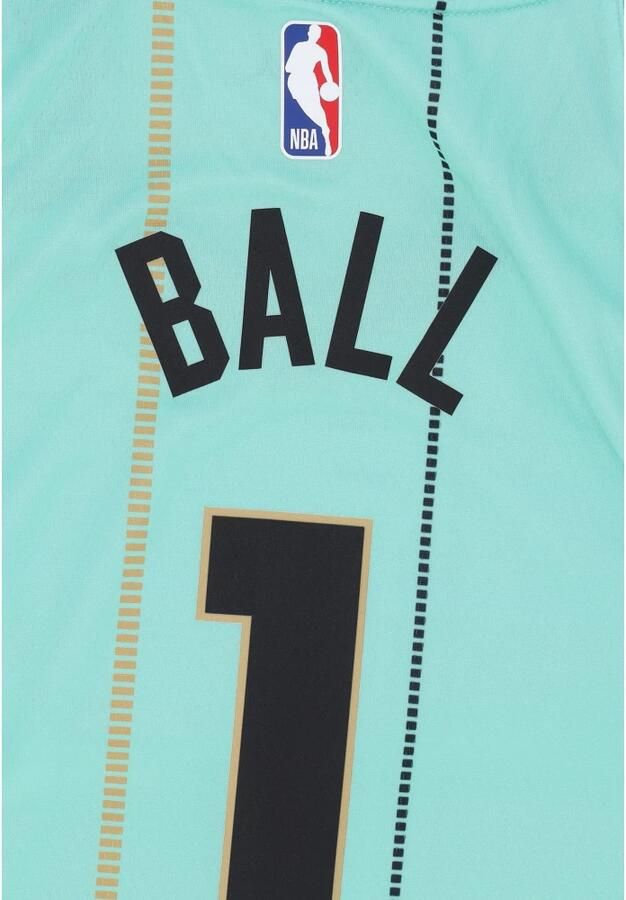 Jordan LaMelo Ball Charlotte Hornets 2024 25 City Edition Dri-FIT Swingman NBA-jersey voor heren Groen - Foto 2