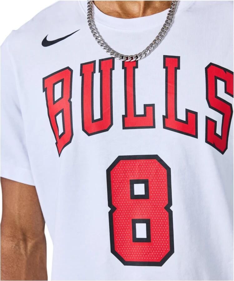 Nike Chicago Bulls NBA Tee Zach Lavine White Heren
