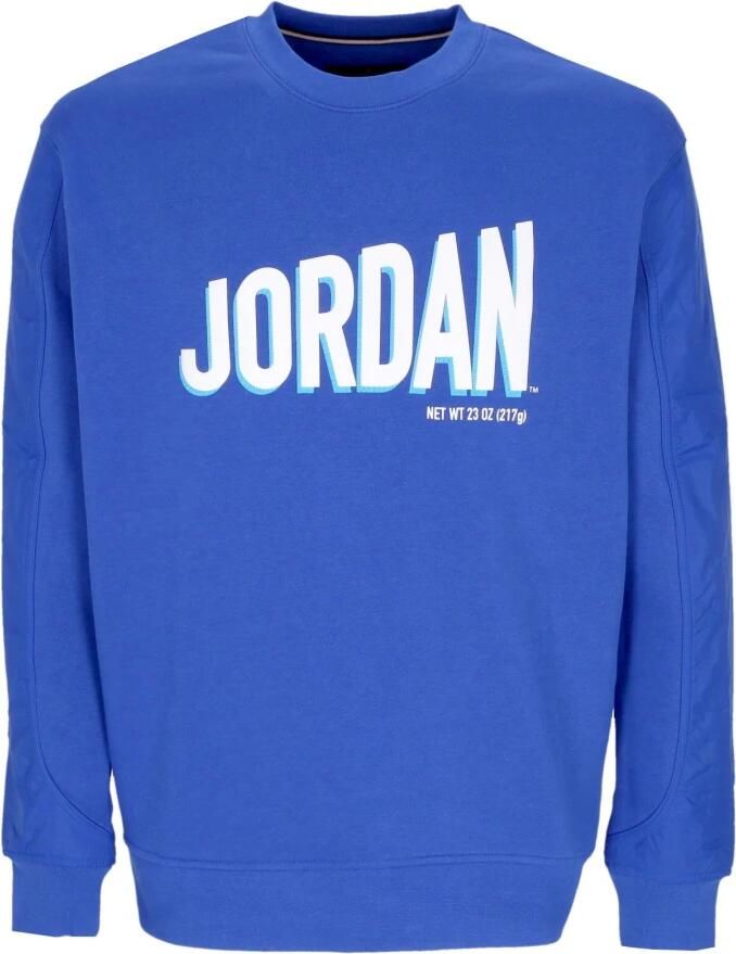 Jordan Flight MVP Sweatshirt van fleece met ronde hals voor heren Blauw
