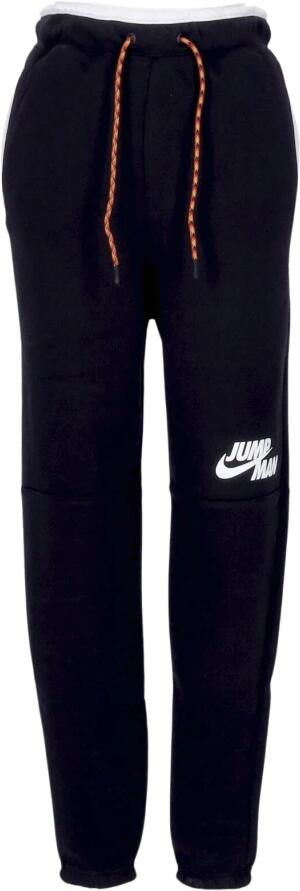 Jordan Jumpman Fleece Broek Zwart Wit Black Heren - Foto 3