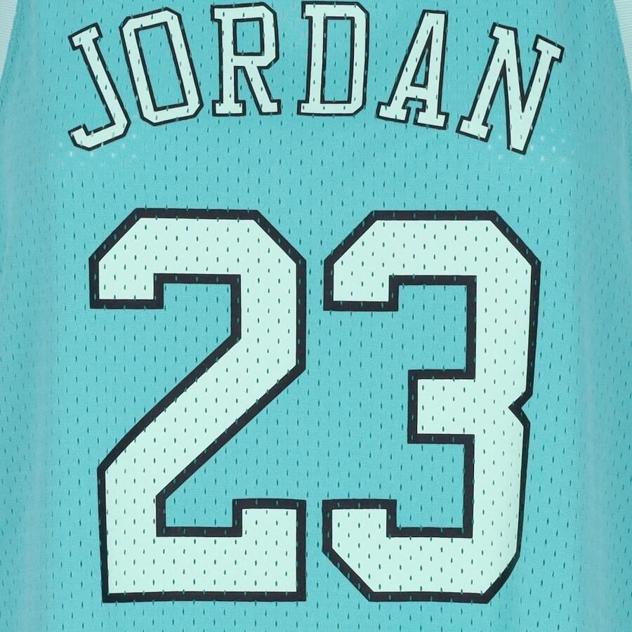 Jordan Mesh Crew Neck Mouwloze Jurk Green Dames