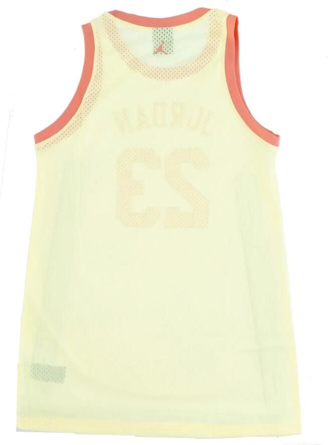 Jordan Mesh Crew Neck Mouwloze Jurk Yellow Dames - Foto 2