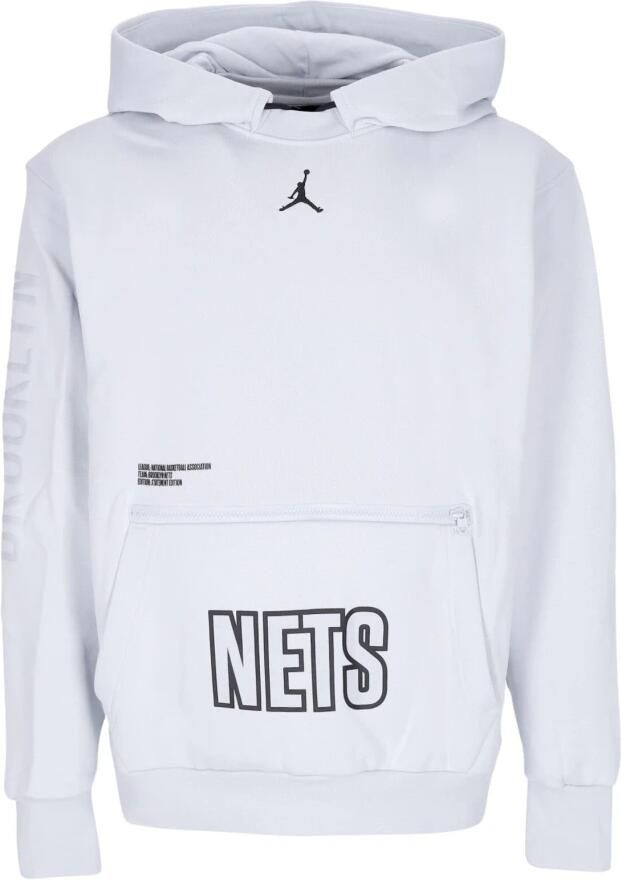 Jordan Brooklyn Nets Courtside Statement Edition NBA-fleecehoodie voor heren Grijs - Foto 3