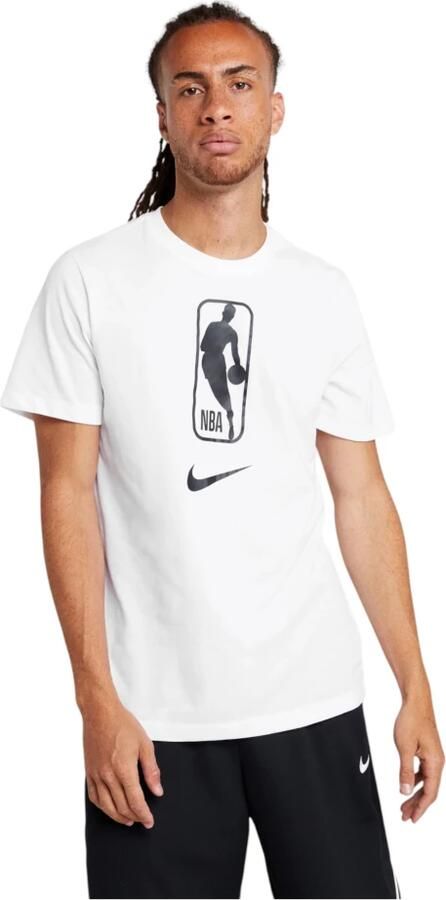 Nike Witte NBA Logo T-shirt Dri-fit White Heren - Foto 6