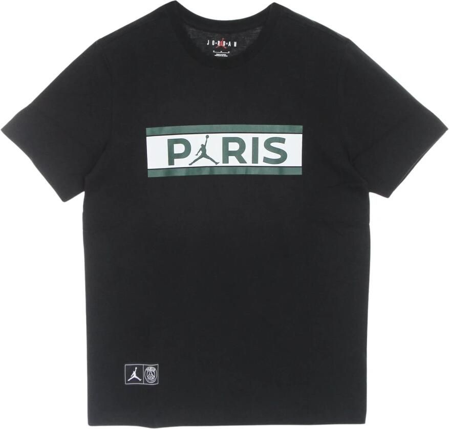 Jordan Paris Saint Germain Wordmark Tee Zwart Black Heren - Foto 3