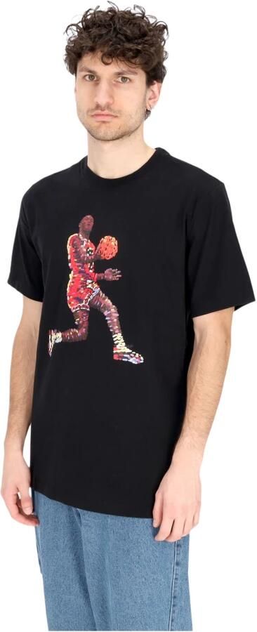 Jordan Pointillism Graphics Tee Zwart Wit Black Heren