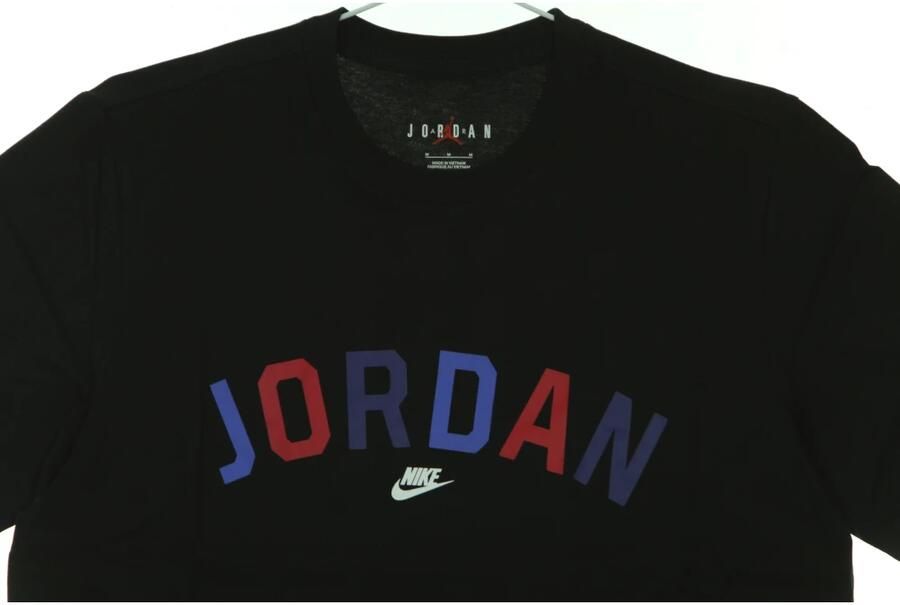 Jordan Sport DNA Wordmark Tee Zwart Wit Black Heren