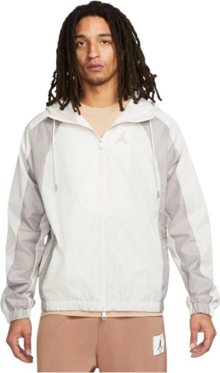 Jordan Essentials Geweven Windbreaker Lt Orewood Gray Heren