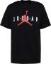 Jordan Air Wordmark T-shirt Zwart Wit Rood Black Heren - Thumbnail 2