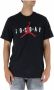 Jordan Air Stretch Crew T-shirts Kleding black white black maat: XL beschikbare maaten:S M L XL - Thumbnail 1