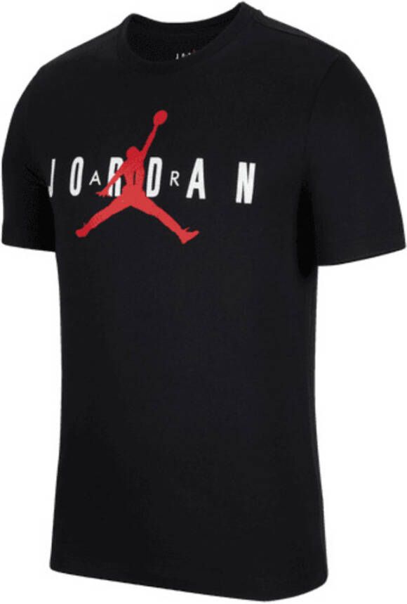 Jordan Heren Zwart Print T-shirt Black Heren