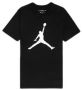 Jordan Zwart Print T-shirt voor Mannen Zwart Heren - Thumbnail 7