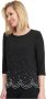 Joseph Ribkoff 203247 11 Blouse Zwart Dames - Thumbnail 1