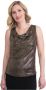 Joseph Ribkoff 204377 275 Top Stijlvol Model Zwart Dames - Thumbnail 1
