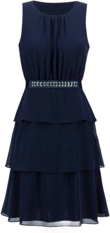 Joseph Ribkoff Elegante Korte Jurk voor Vrouwen Blauw Dames