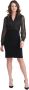 Joseph Ribkoff Jurk 204344 275 Zwart Dames - Thumbnail 1