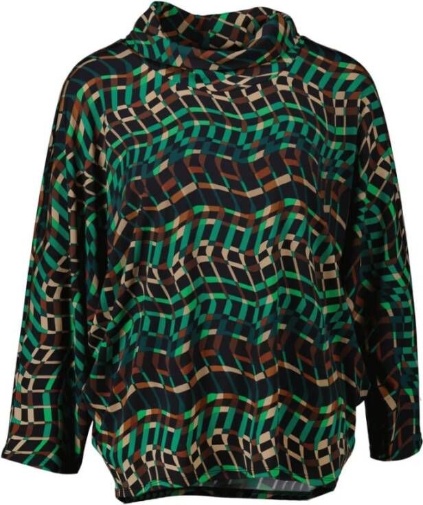 Joseph Ribkoff Stijlvolle en comfortabele turtleneck trui voor vrouwen Groen Dames