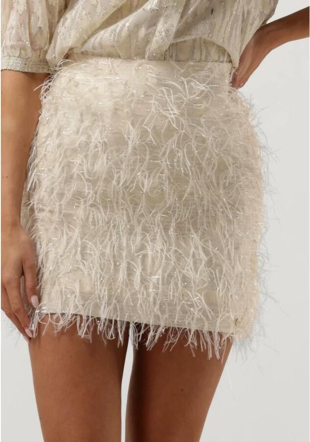 Josh V Ecru Minirok Louka Beige Dames