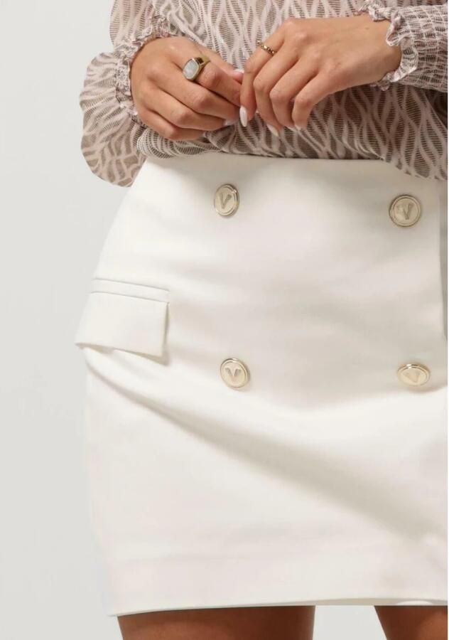 Josh V Juno Minirok Gebroken Wit White Dames