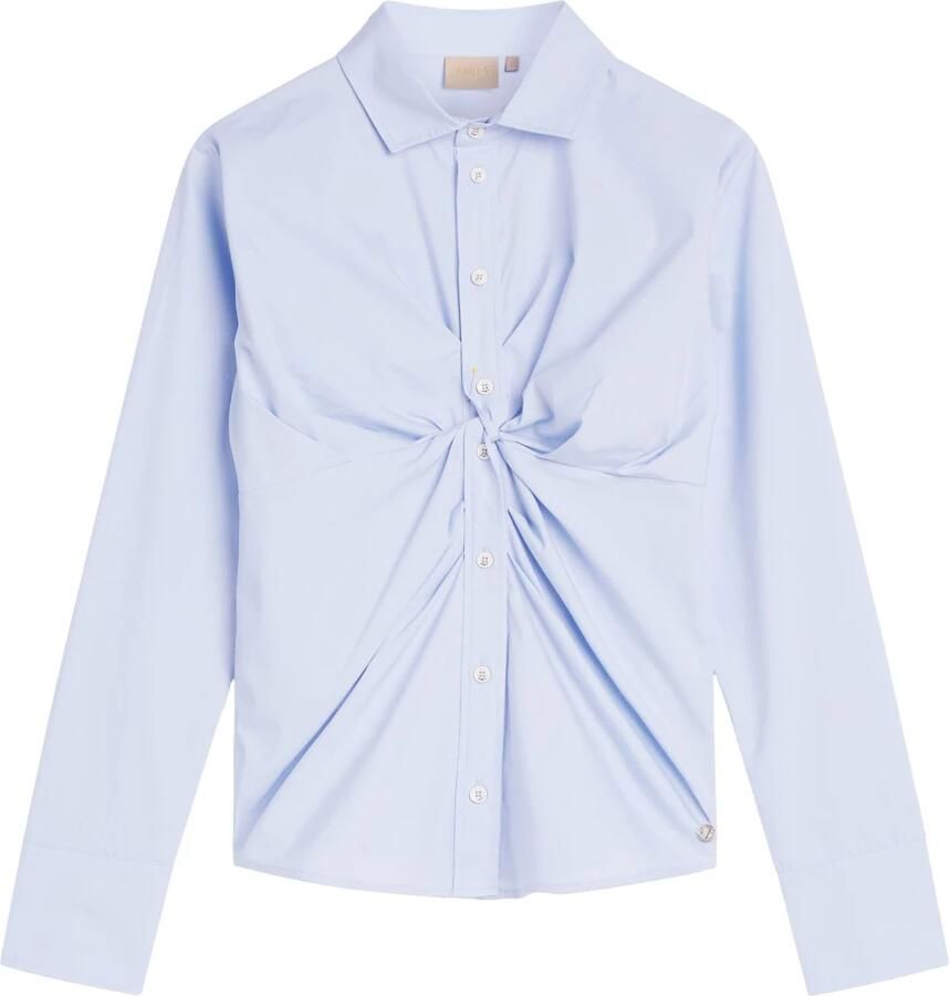 JOSH V SACHA slim fit blouse lichtblauw - Foto 5