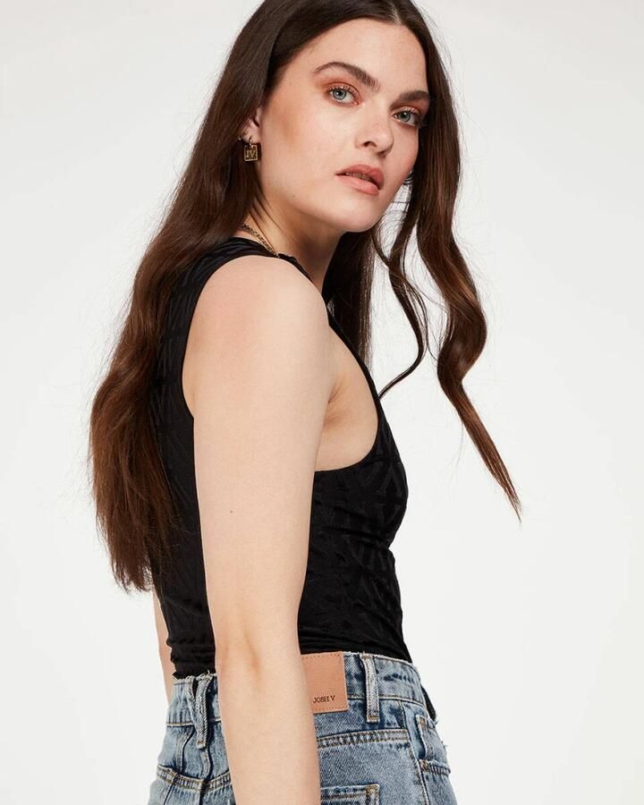 JOSH V Dames Tops & T-shirts Milo Zwart